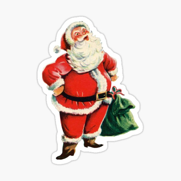 Item preview, Retro Vintage Santa designed and sold by Angelandspot.