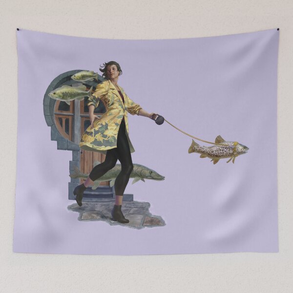 Item preview, Walking Your Fish Through Town designed and sold by Jason Cheeseman-Meyer.