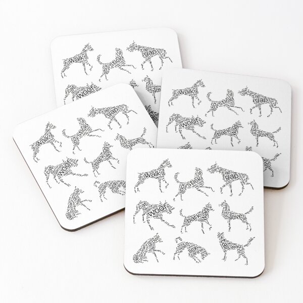 Item preview, Ransom Note Style Dog Stickers designed and sold by MarbleCloud.