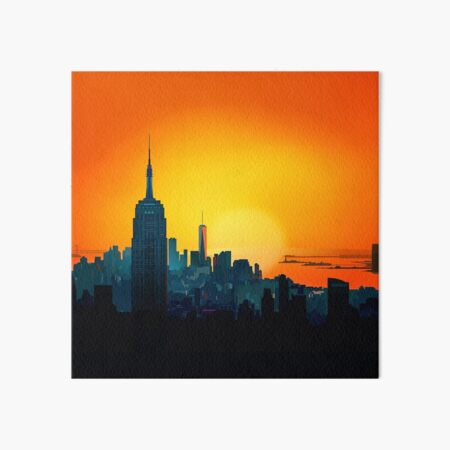 New york sunshine Art Board Print