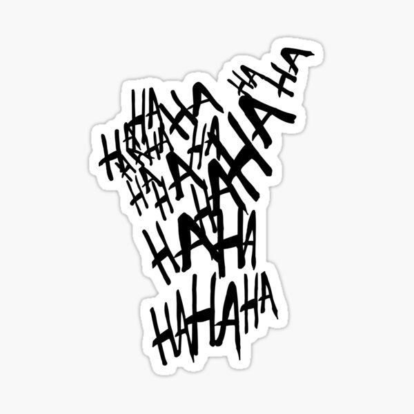 Joker hahaha Sticker