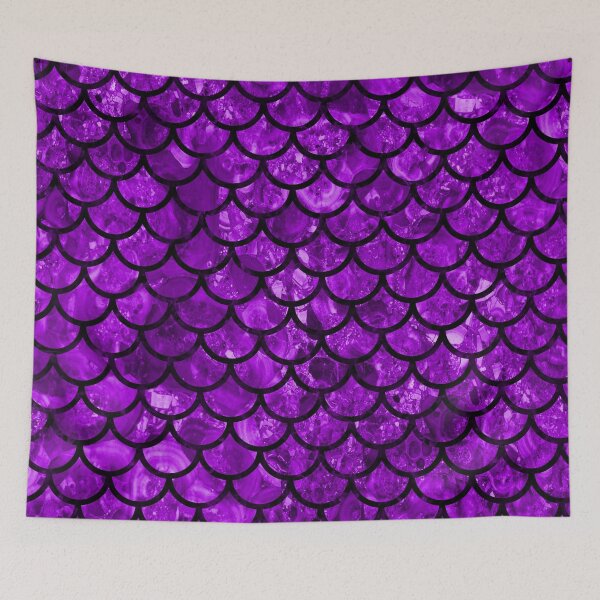Item preview, Violet Dragon Scales designed and sold by HomeLivingCo.