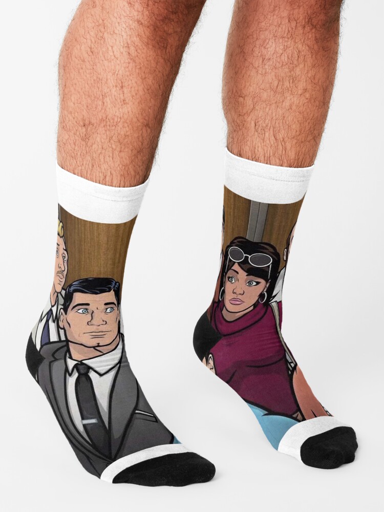 Alternate view of Archer's cast Socks
