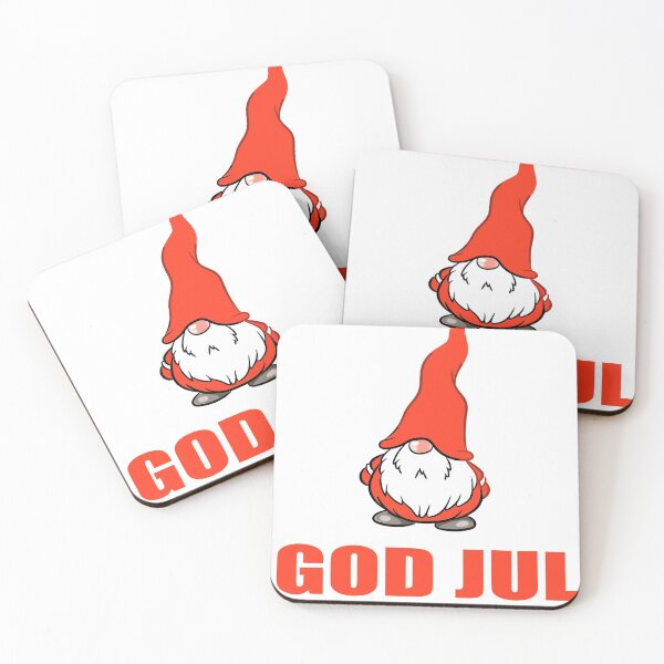 Artikelvorschau, Gott Jul Tomte Nisse Gnome Frohe Weihnachten Skandinavien entworfen und verkauft von funnytshirtemp.