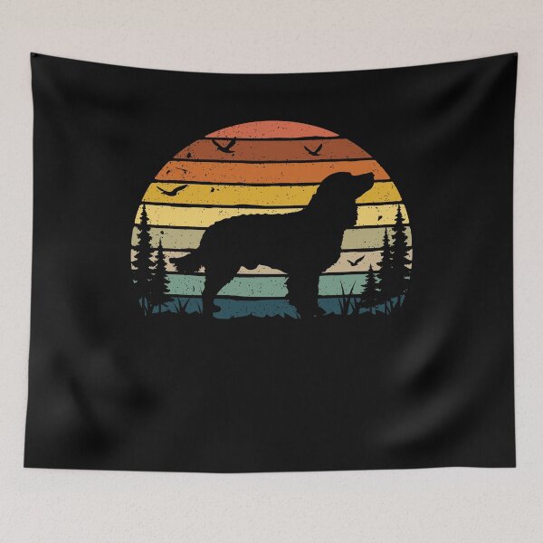 Artikelvorschau, American Water Spaniel Dog Retro Vintage entworfen und verkauft von rafaeltto.