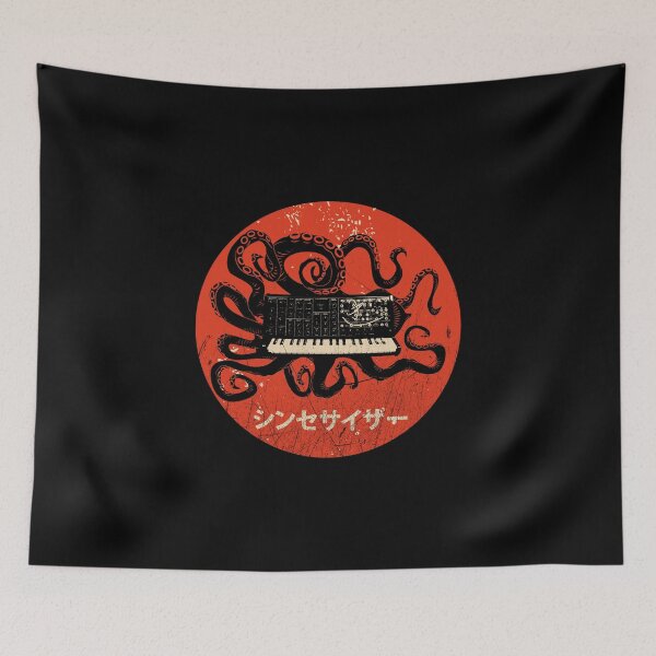 Item preview, Vintage Kraken Synth Analog Synthesizer Japanese Retro Gear Premium design designed and sold by A-Fashion.