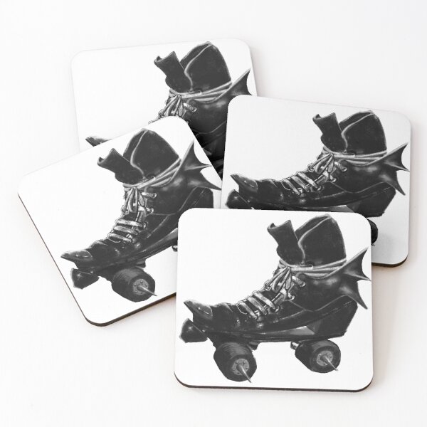 Item preview, Black Winged Roller Derby Quad skate designed and sold by hillopalikka.