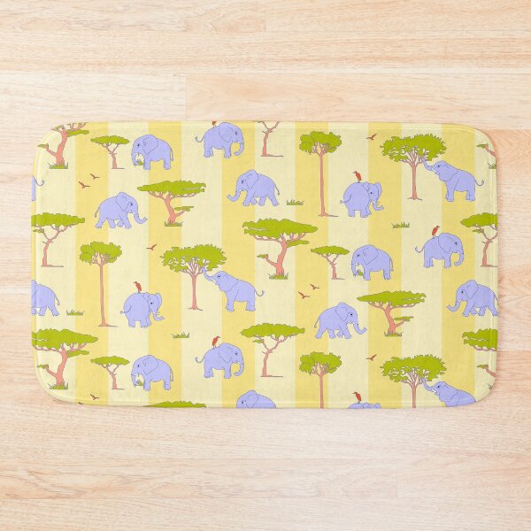 Item preview, Purple elephants in the savannah designed and sold by kobyakov.