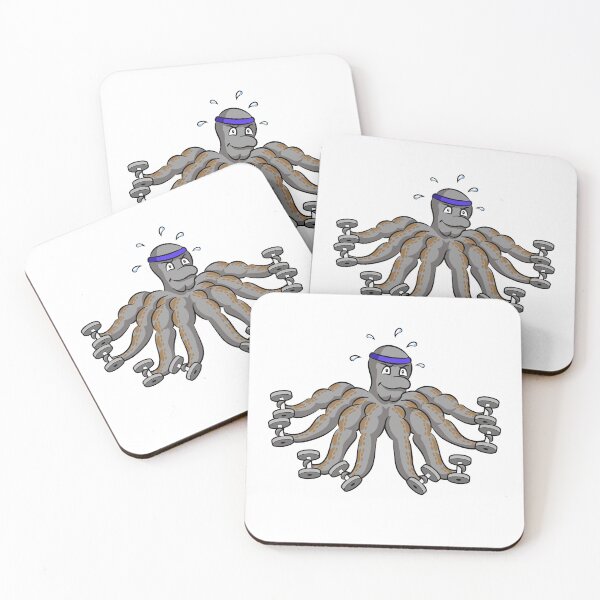 Item preview, OCTOPUS BODYBUILDER designed and sold by Dwarf-Monkey.