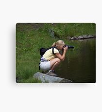 the photographer Canvas Print