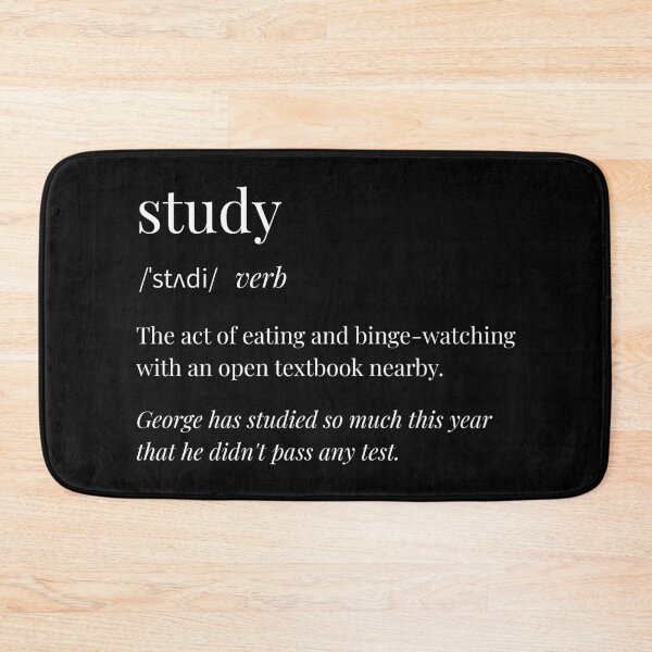 Item preview, Study definition designed and sold by ShirtBricks.