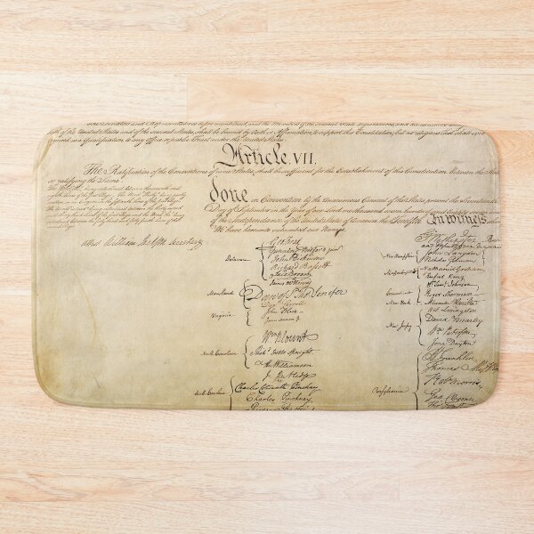 Item preview, Original Signature Page of the United States Constitution Page 4 of 4 designed and sold by allhistory.