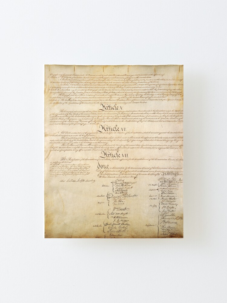 original signature page of the united states constitution page 4 of 4