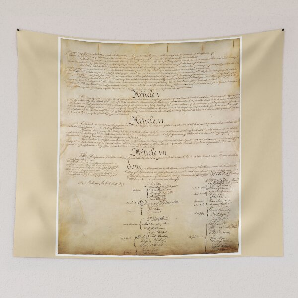Item preview, Original Signature Page of the United States Constitution Page 4 of 4 designed and sold by allhistory.