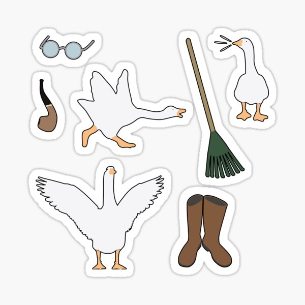 Untitled Goose | Sticker Pack | Sticker Sheet Sticker