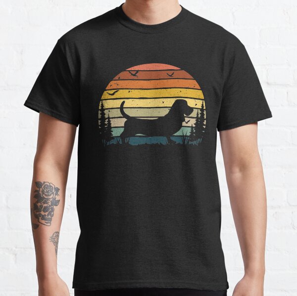 Item preview, Basset Hound Dog Retro Vintage  designed and sold by rafaeltto.