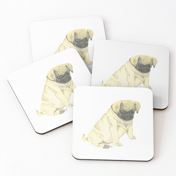 Item preview, "Bruni" the Pug Puppy designed and sold by MaryClick.