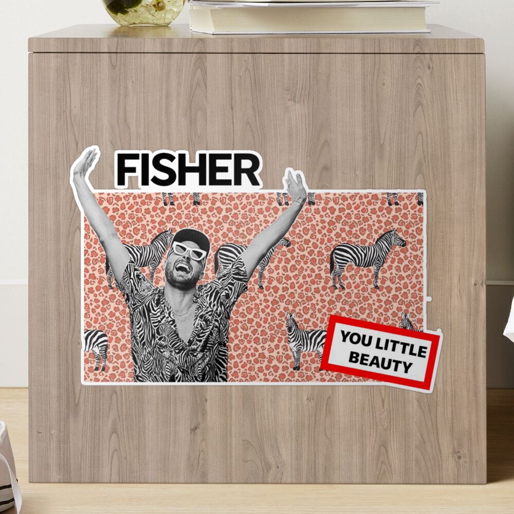 Fisher DJ Logo Vinyl Sticker / Decal