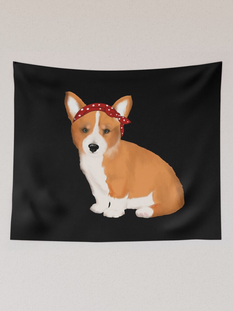 Corgi tapestry 2025