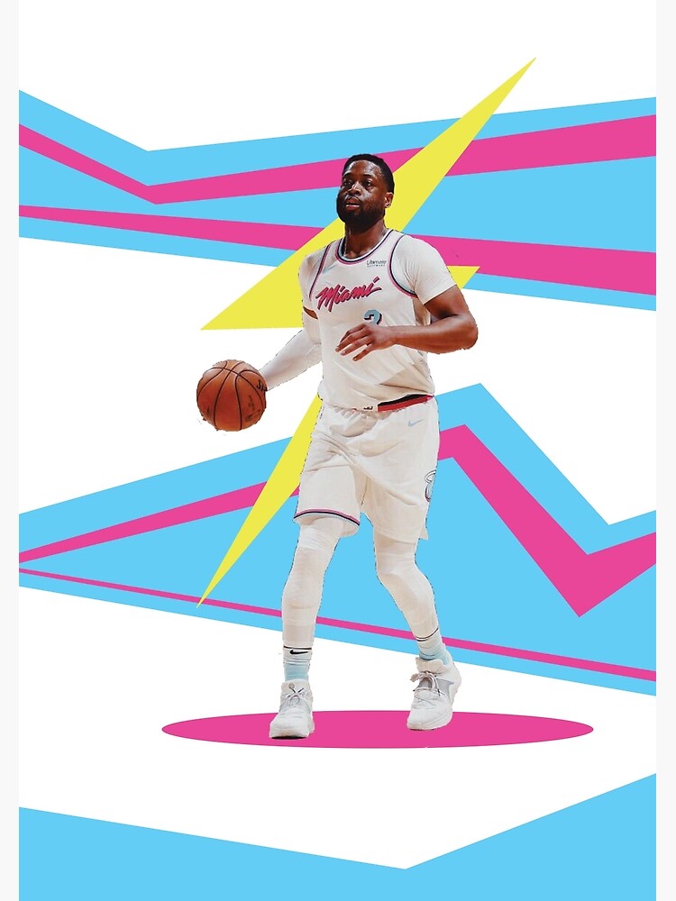 Dwayne Wade Miami Heat vice city Poster for Sale by Max9669