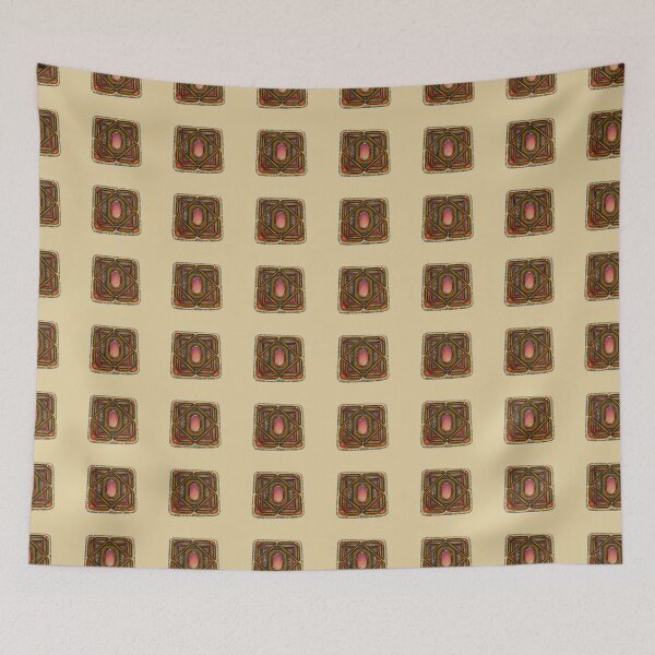 Item preview, SQUARE MANDALA coaster designed and sold by Hagar Cohen.