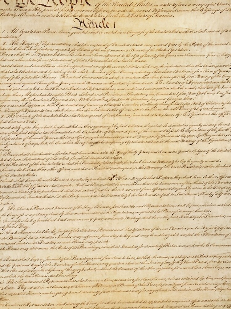 original page 1 of the united states constitution iphone