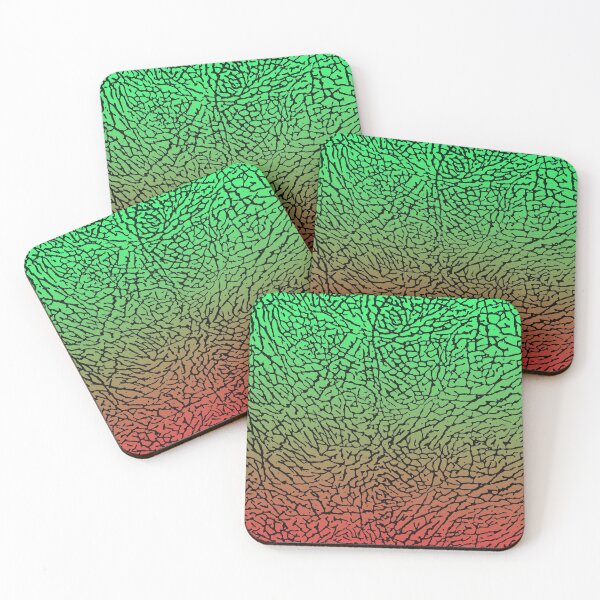 Item preview, Green Red Elephant Skin designed and sold by HomeLivingCo.