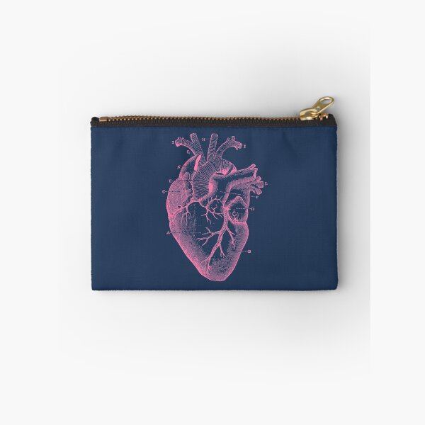 Item preview, Pink Heart on Blue designed and sold by Yellow-Studio.