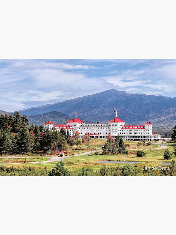 "Mt. Washington Hotel Bretton Woods NH" Sticker for Sale by JanSDrew