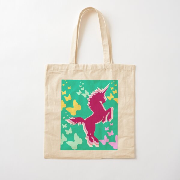 Butterfly Wings & Unicorn Dreams Cotton Tote Bag