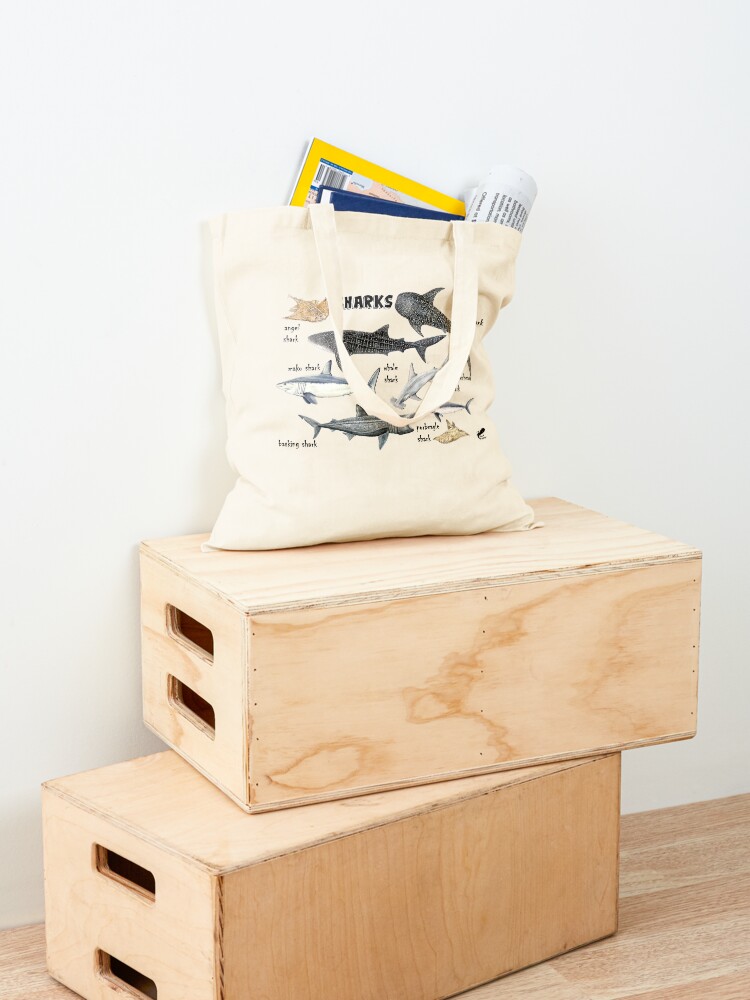 Alternate view of Sharks for shark lovers Tote Bag