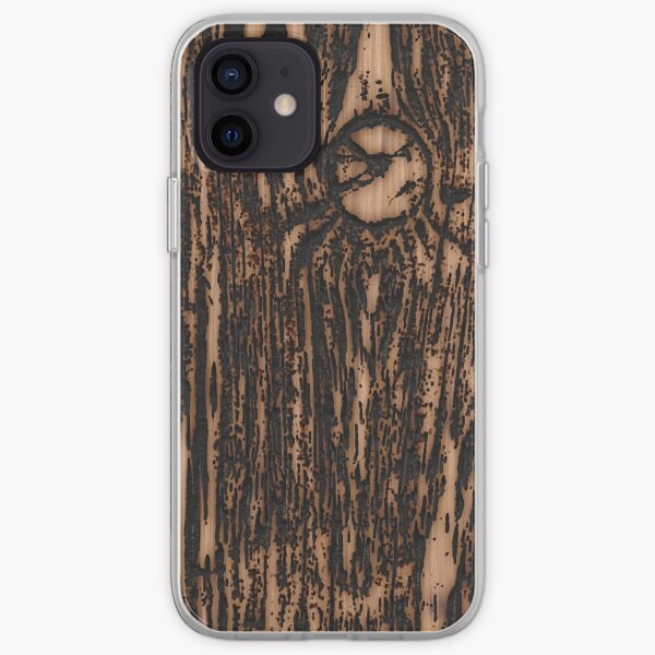 burnt wood iPhone Soft Case