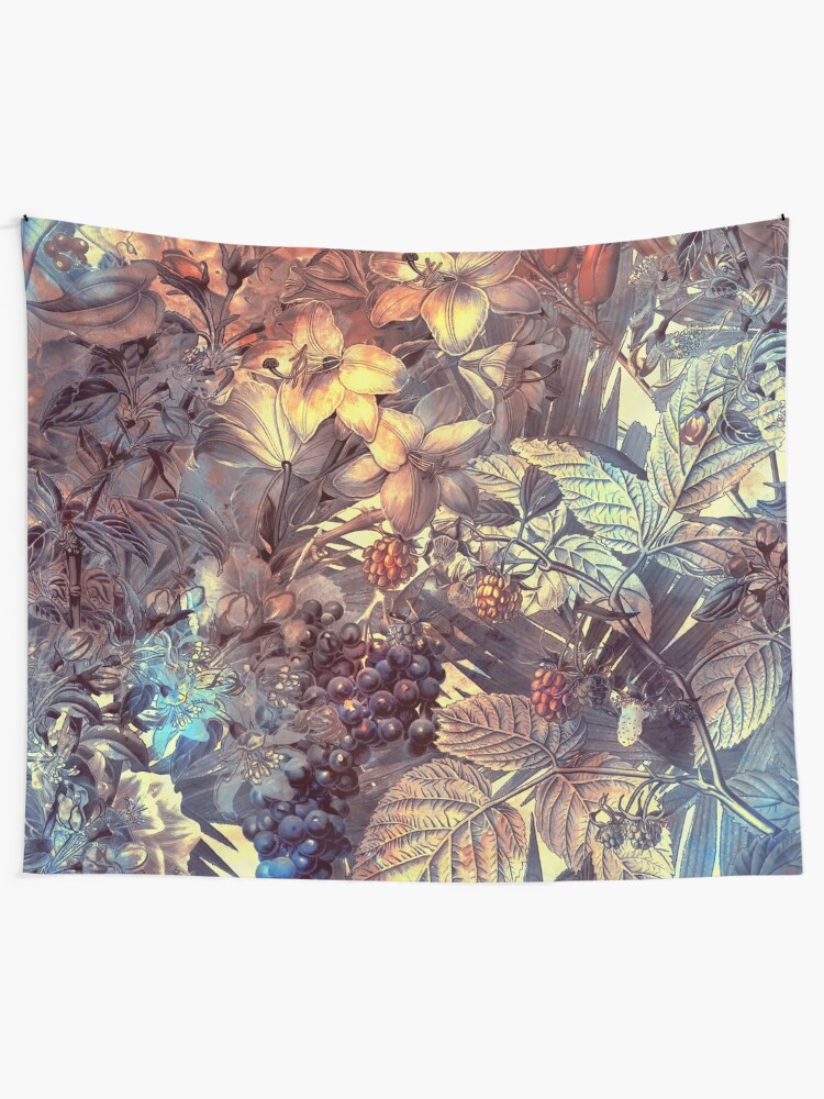 Alternate view of flowers 12 #flora #flowers Tapestry