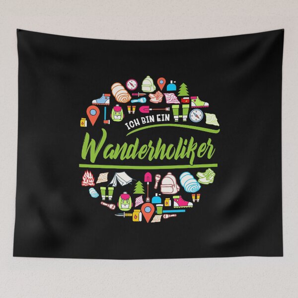 Item preview, Ich bin ein Wanderholiker designed and sold by anziehend.