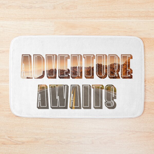 Item preview, Adventure awaits desert road letters designed and sold by qlobba.