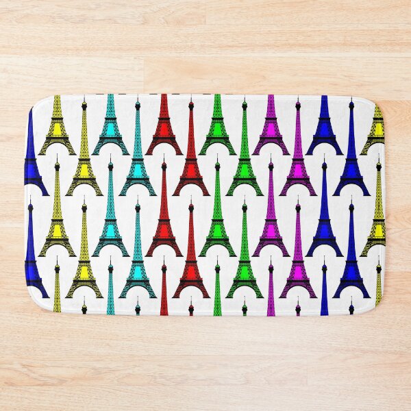 Item preview, Eiffel Tower Multicolor Pattern designed and sold by rewstudio.
