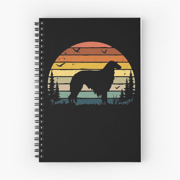 Aperçu de l'œuvre Borzoi Dog Retro Vintage créée et vendue par rafaeltto.