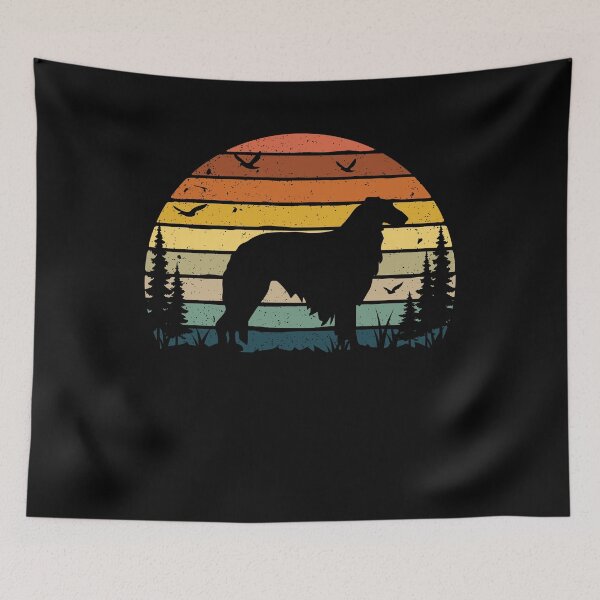 Item preview, Borzoi Dog Retro Vintage  designed and sold by rafaeltto.