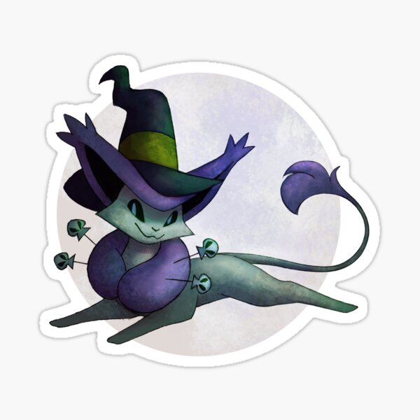 Delcatty Halloween Sticker Sticker