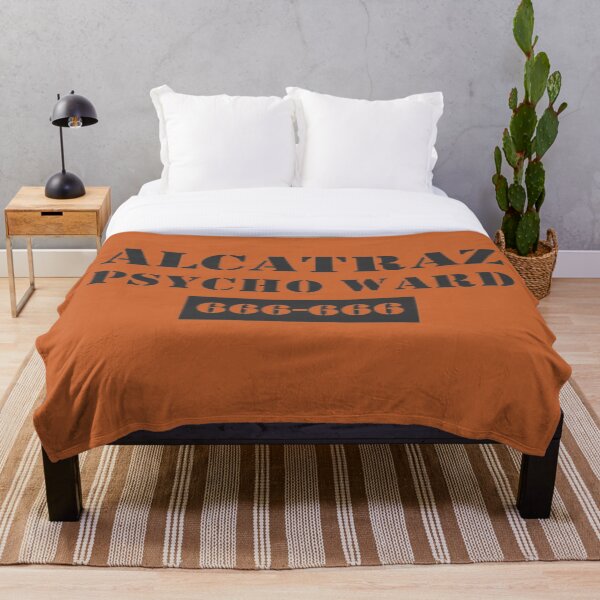 Alcatraz Prison Throw Blankets Redbubble