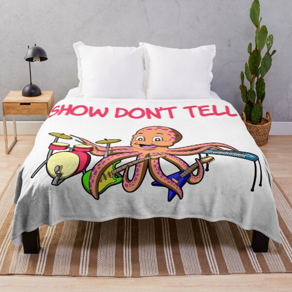 Item preview, SHOW, DON'T TELL - ONE OCTOPUS BAND designed and sold by Dwarf-Monkey.