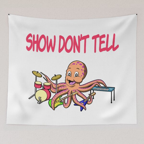 Item preview,  SHOW, DON'T TELL - ONE OCTOPUS BAND designed and sold by Dwarf-Monkey.