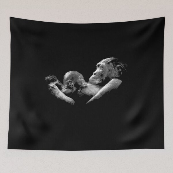 Item preview, Mother with Child Gorilla Art Design designed and sold by webdango.