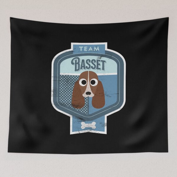 Artikelvorschau, Team Basset - Distressed Basset Hound Bier Label Design entworfen und verkauft von DoggyStyles.