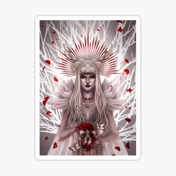 Queen of Death Sticker