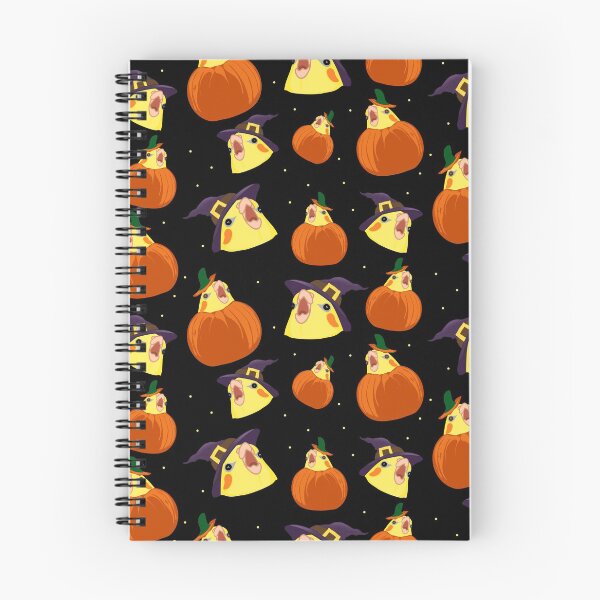 Item preview, patrón de cacatúa de halloween designed and sold by FandomizedRose.