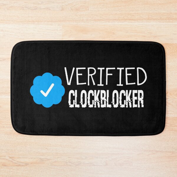 Item preview, Verified Clockblocker (Black) designed and sold by AlexVR.
