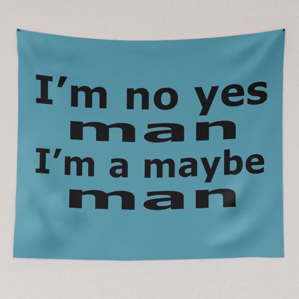 Item preview, Im no yes man in black designed and sold by MeyrellesMartin.