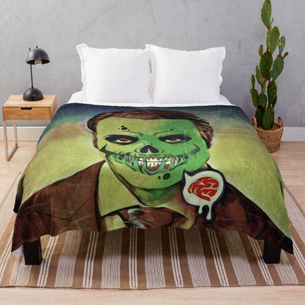 Item preview, Zombie Green Hannibal Lecter for Halloween - Brains! designed and sold by orionlodubyal.