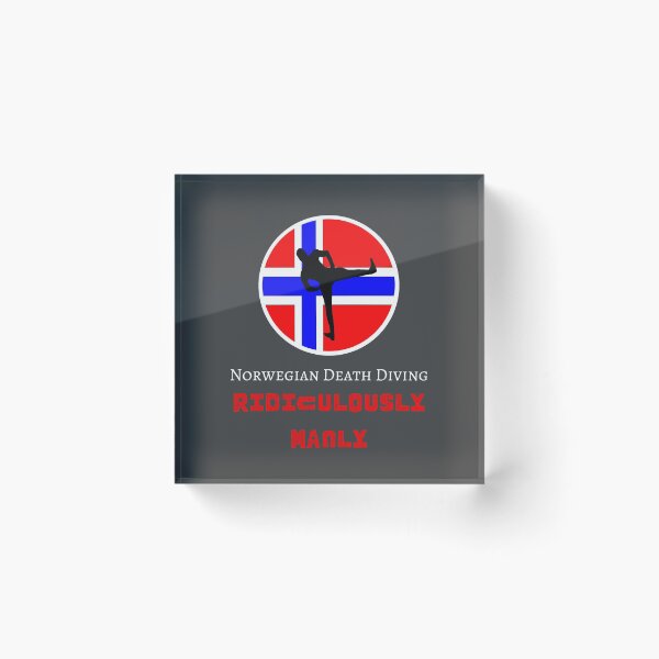 Item preview, Norwegian Death Diving - Ridiculously Manly designed and sold by CreateWhite.